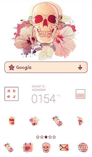 skull dodol theme