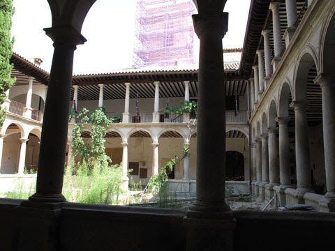 San Clemente Monastery, view from cloister, 2010