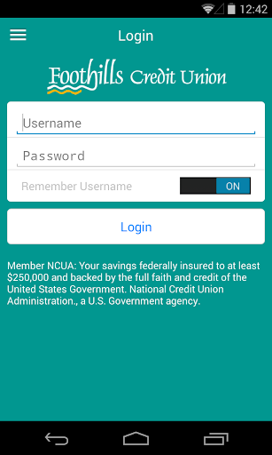 Foothills CU Mobile Banking