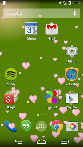 Simple Hearts Live Wallpaper