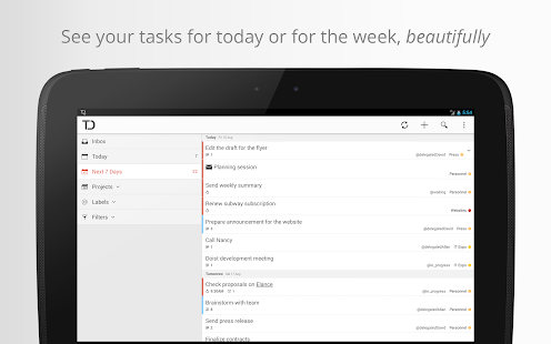 Todoist: To Do List, Task List - screenshot thumbnail