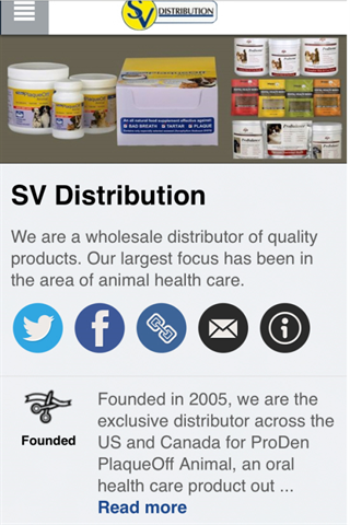 SV Distribution