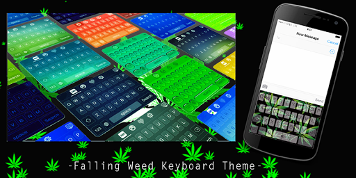 Falling Weed Keyboard Theme