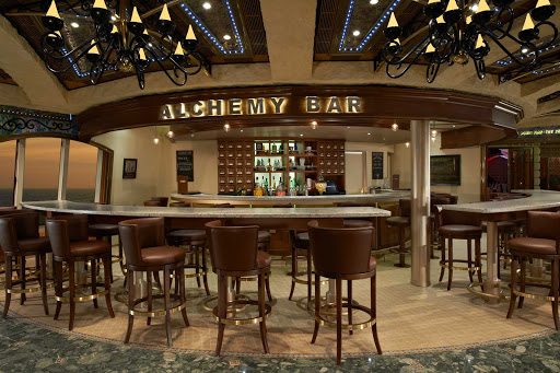 Carnival-Liberty-Alchemy-Bar - The Alchemy Bar, Carnival Liberty's "cocktail pharmacy," serves up both alcoholic and nonalcoholic elixirs to soothe your spirits. 
