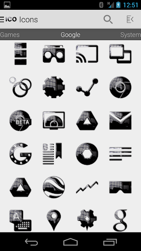 【免費個人化App】Tha Black Krom - Icon Pack-APP點子