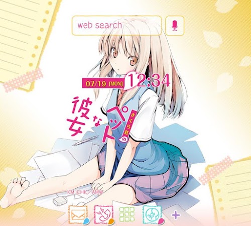 Android application さくら荘のペットな彼女(電撃文庫)きせかえテーマ screenshort