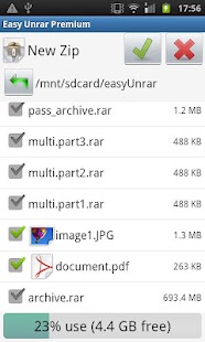 Easy Unrar Unzip & zip premium - screenshot thumbnail