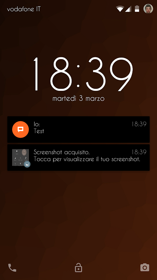 Orange Shade - CM12 Theme - screenshot