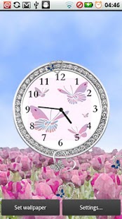 How to install Diamond Butterfly Clock LIVE 1.1 mod apk for bluestacks