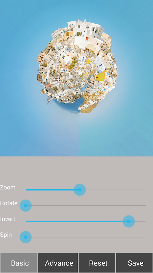 Tiny Planet FX Pro - screenshot