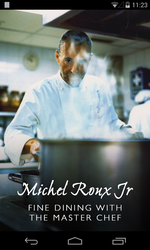 Android application Michel Roux Jr, Fine Recipes screenshort