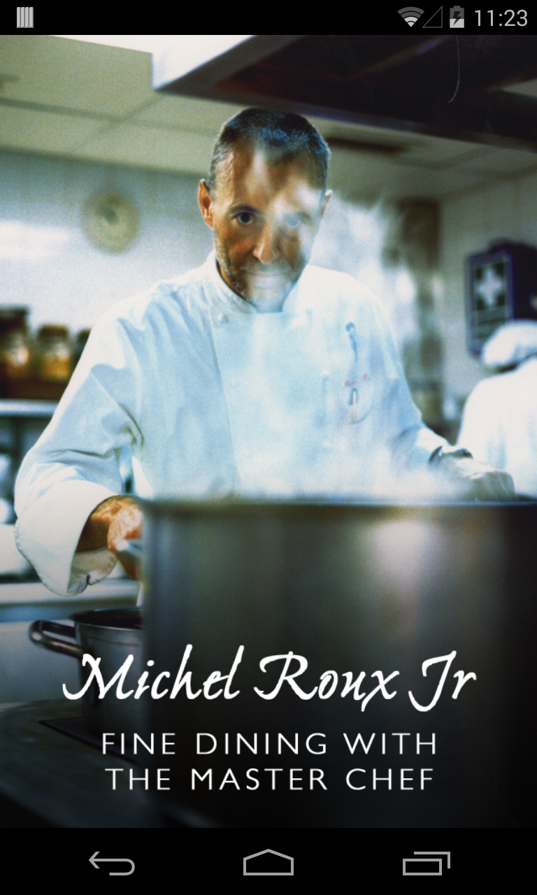 Michel Roux Jr, Fine Recipes Screen 1