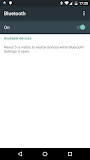 Bluetooth settings shortcut