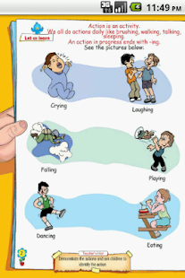 ukg action words in english giggles jiggles apps