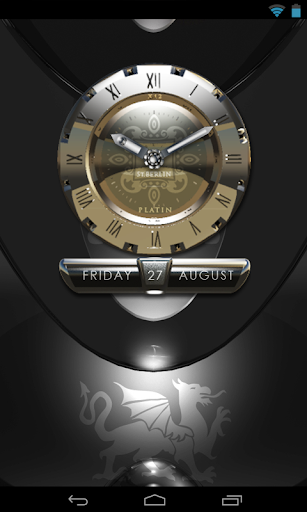 【免費生活App】Platinium Clock Widget-APP點子