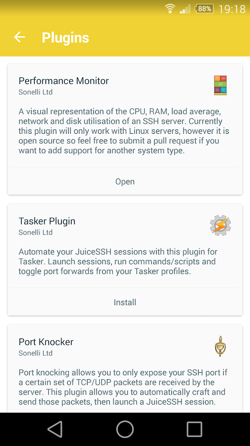 JuiceSSH - SSH Client- 스크린샷