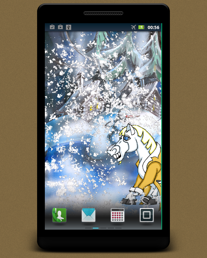 Живые обои Winter Horse 2014 на Андроид