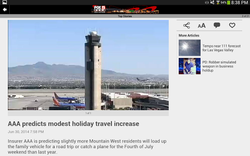 【免費新聞App】FOX5 Las Vegas Mobile-APP點子