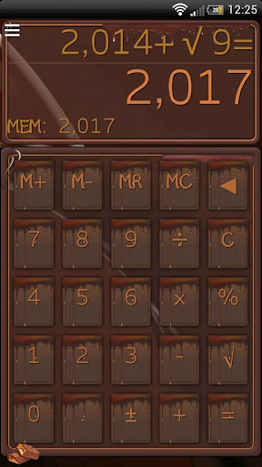 SCalc Chocolate Theme