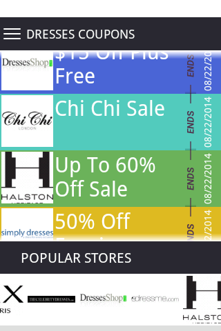 Dresses Coupon Codes