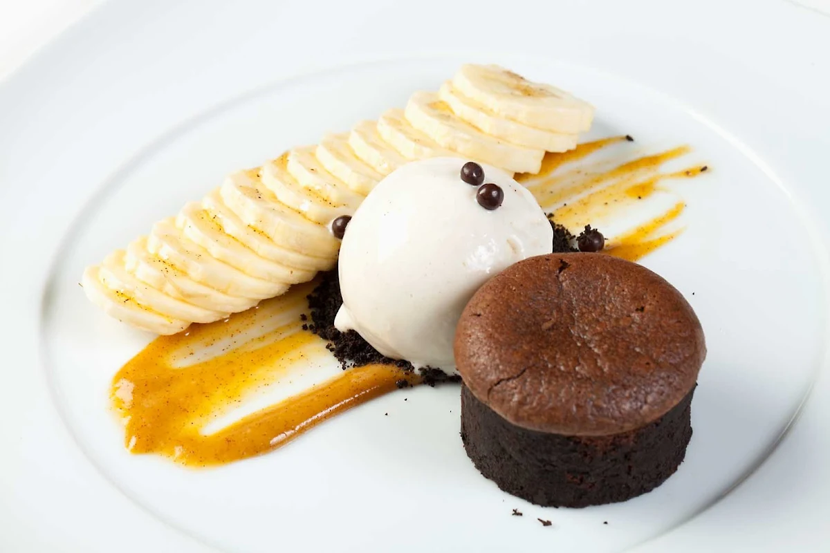 2013_Mar21-A_SPE_CelebrityCruises_8269 - A dish prepared in Celebrity Cruises's Main Restaurant.