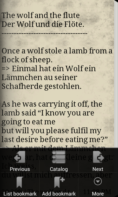 Learn German by Story Book v3 Screen 3