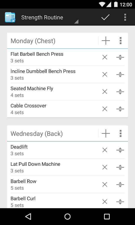 fitnotes gym workout log