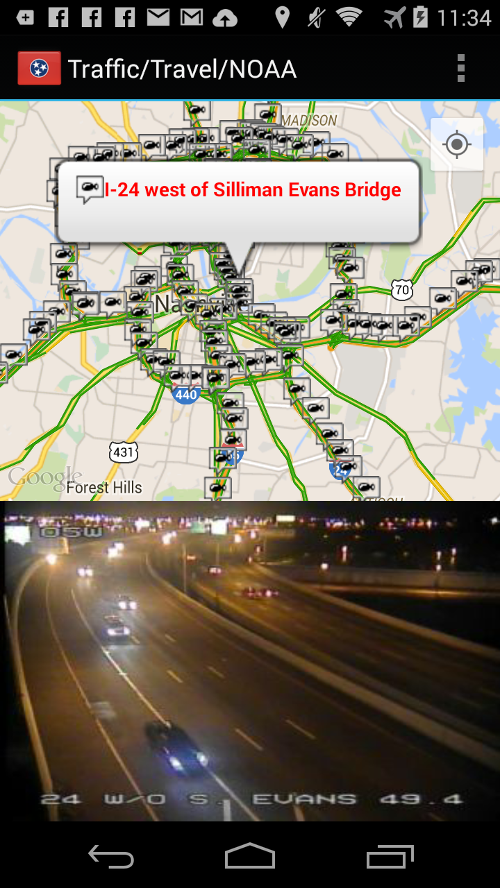 Tennessee Traffic Cameras Pro Screen 3