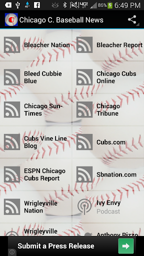 Chicago C. Baseball News