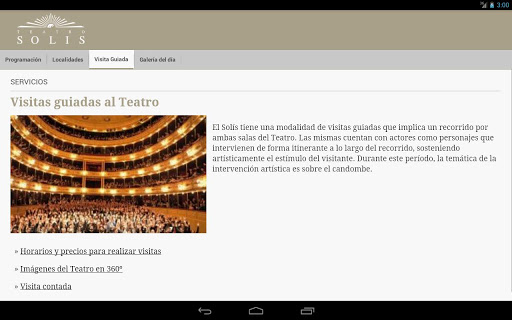 【免費娛樂App】Teatro Solís-APP點子