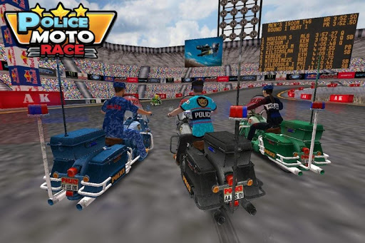 Police Moto Race 3D Games