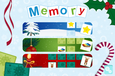 Christmas Memory Game for Kids poster 2