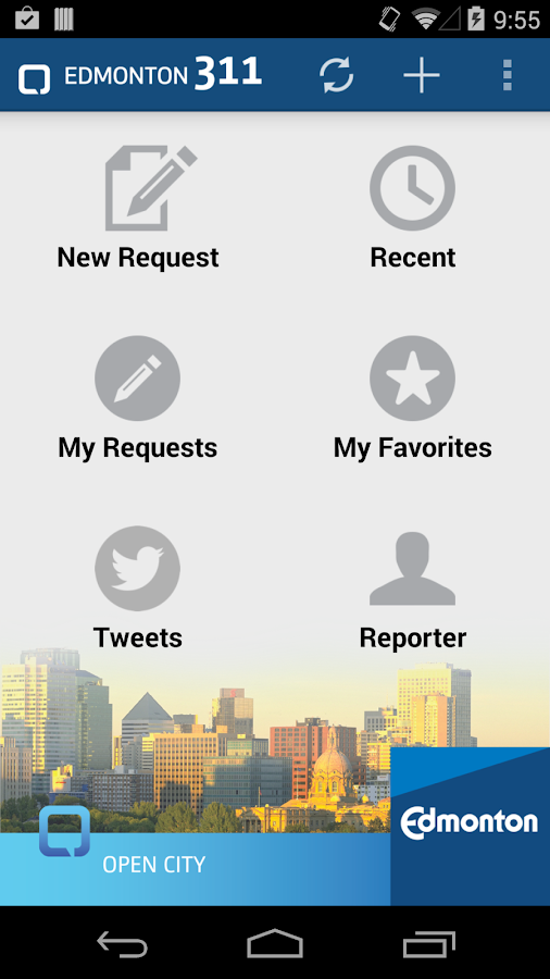    Edmonton 311- screenshot  