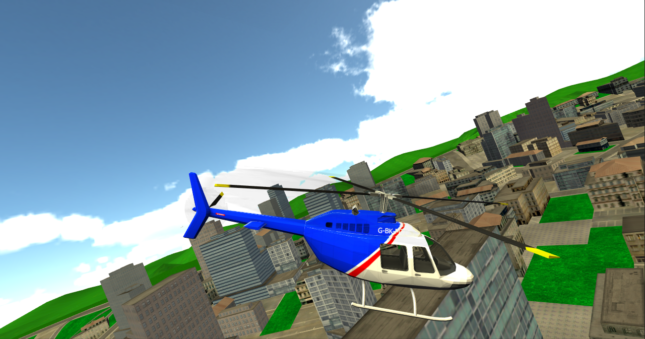   City Helicopter Game 3D- screenshot 