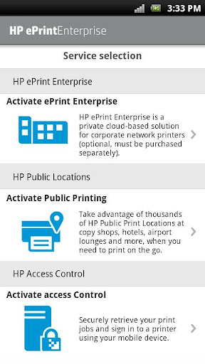 HP EPRINT ENTERPRISE SERVICE