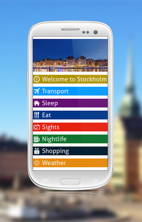Android application Trippa Stockholm Travel Guide screenshort