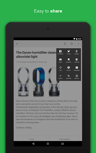 Feedly. Your news reader.