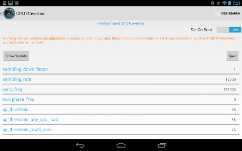 Faux123 Kernel Enhancement Pro Screenshot