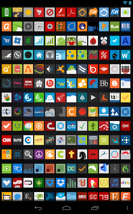 Stark (adw apex nova theme) - screenshot