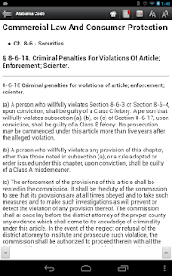Alabama Code (AL State Laws) Screenshots 21