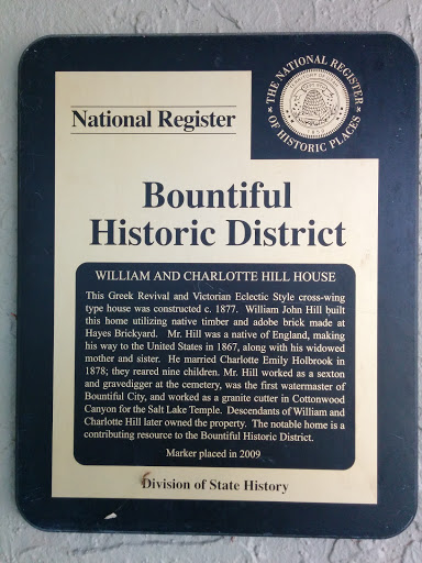 William and Charlotte Hill House