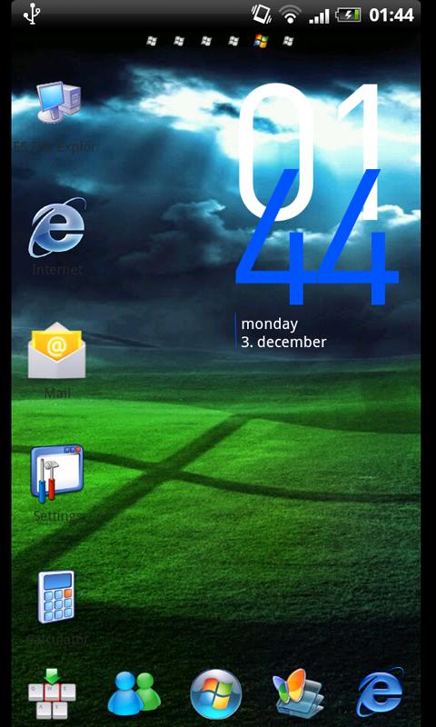 Go Launcher Ex Theme Windows - screenshot