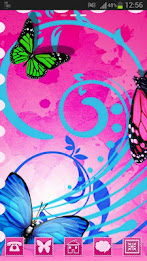 Theme Butterflies GO Launcher poster 1