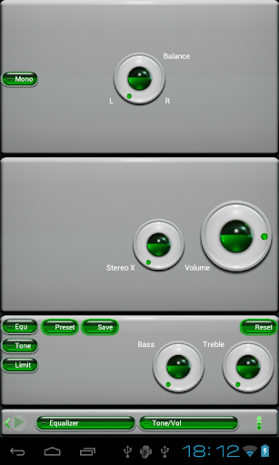 【免費個人化App】poweramp skin green 3d-APP點子