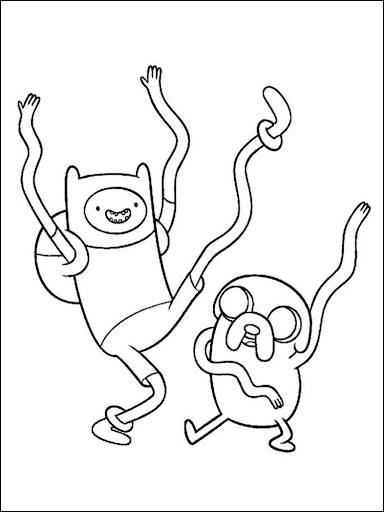 Coloring The Adventure Time