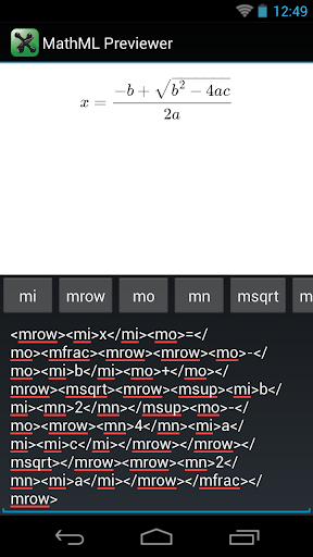 MathML Previewer