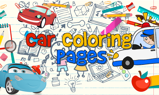 Car coloring pages for kids