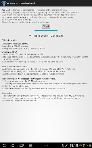 【免費通訊App】Wi-Mark: reception benchmark-APP點子