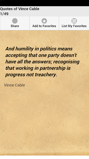 Quotes of Vince Cable