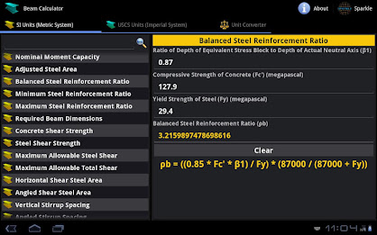 Beam Calculator Tablet poster 3